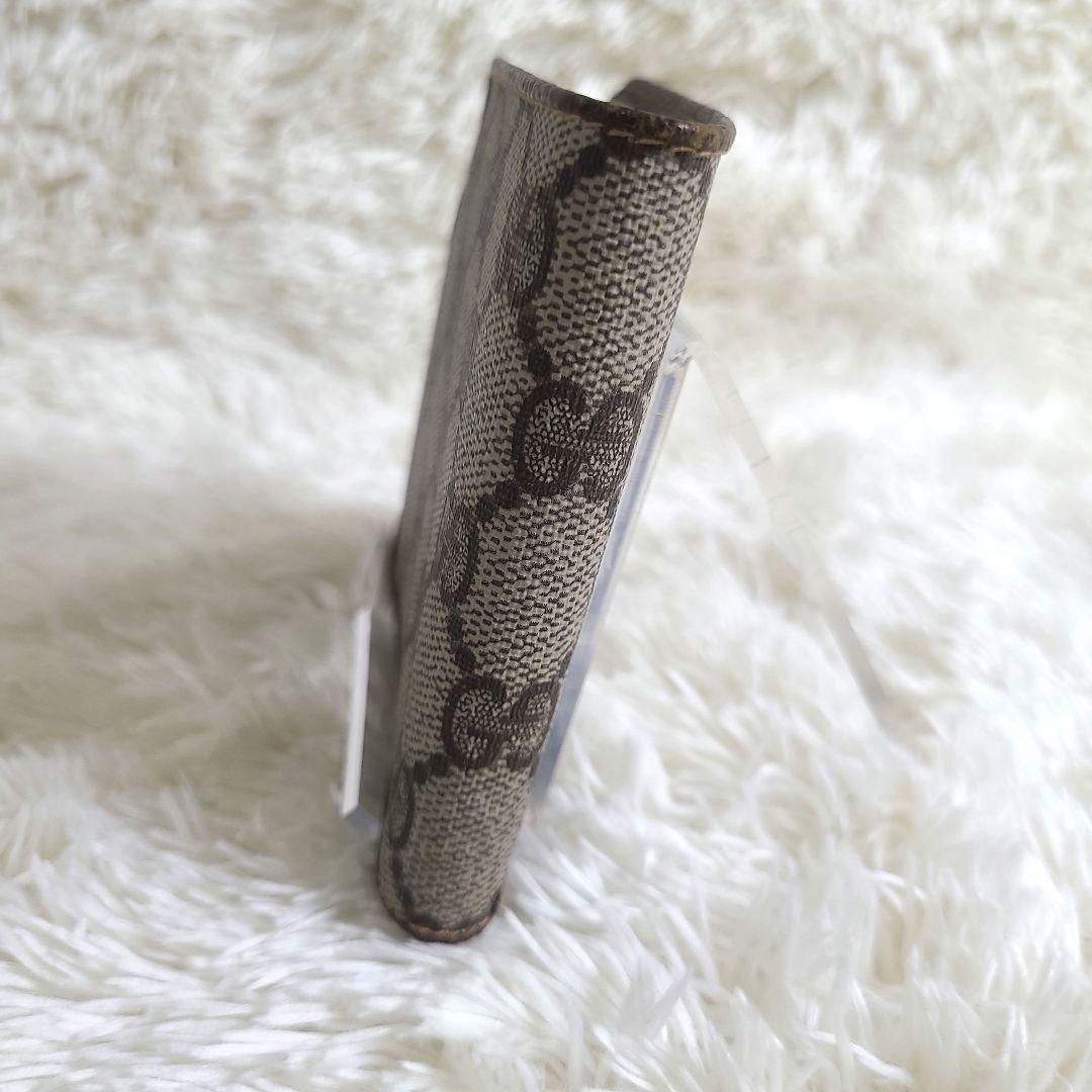 GUCCI グッチ 二つ折り財布 GG柄 オールドグッチ PVC 総柄