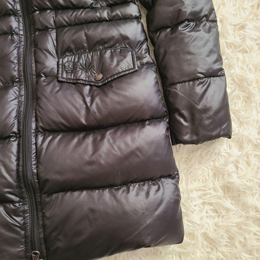 Lucien Pellat-Finet ダウン ロング ファー スカル Y2K