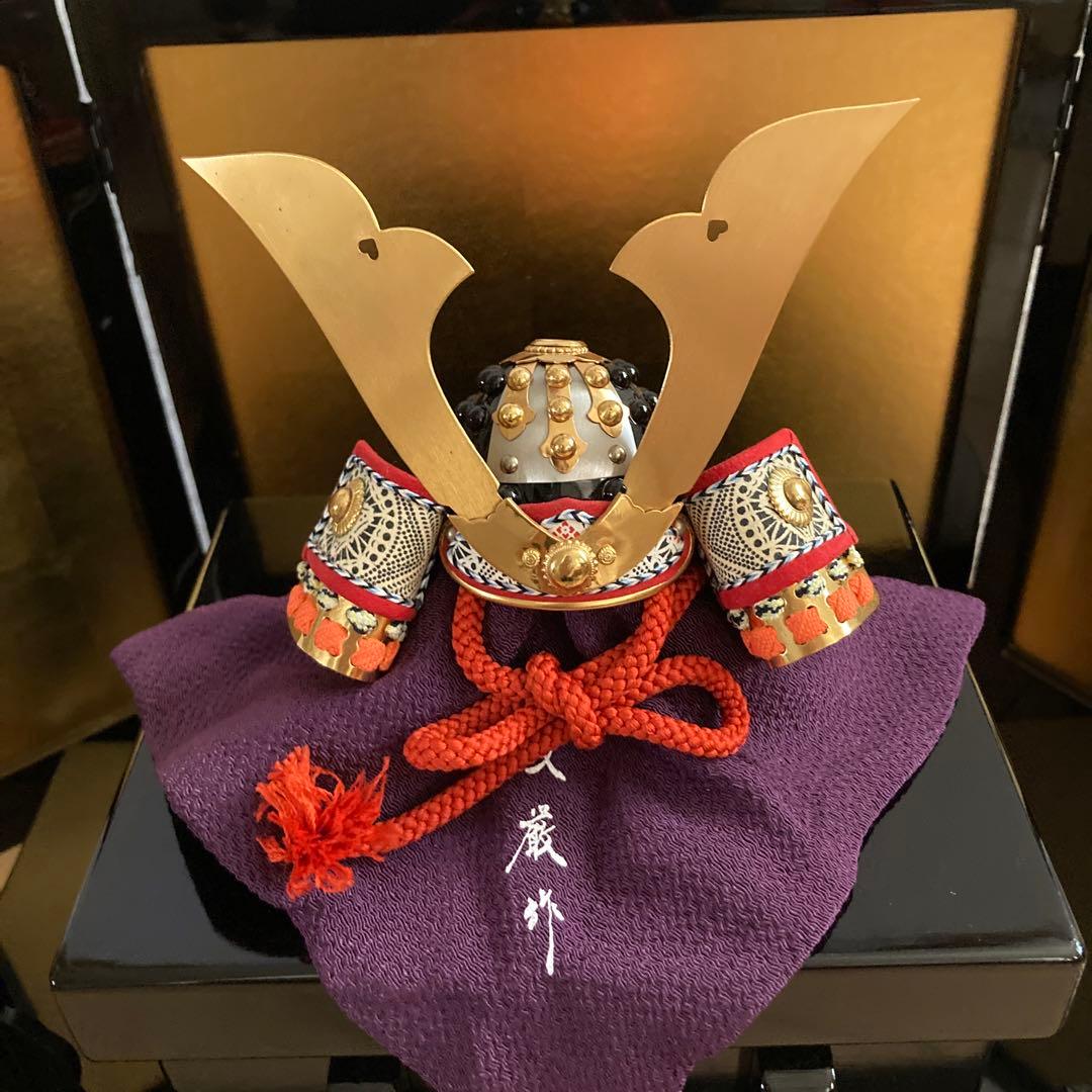 美品！人形専門店久月　兜　5月人形