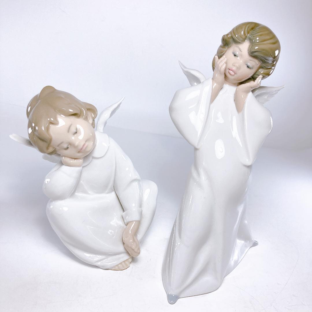 リヤドロ 天使の考えごと・天使の考えごと（なんとかなるよ）2点