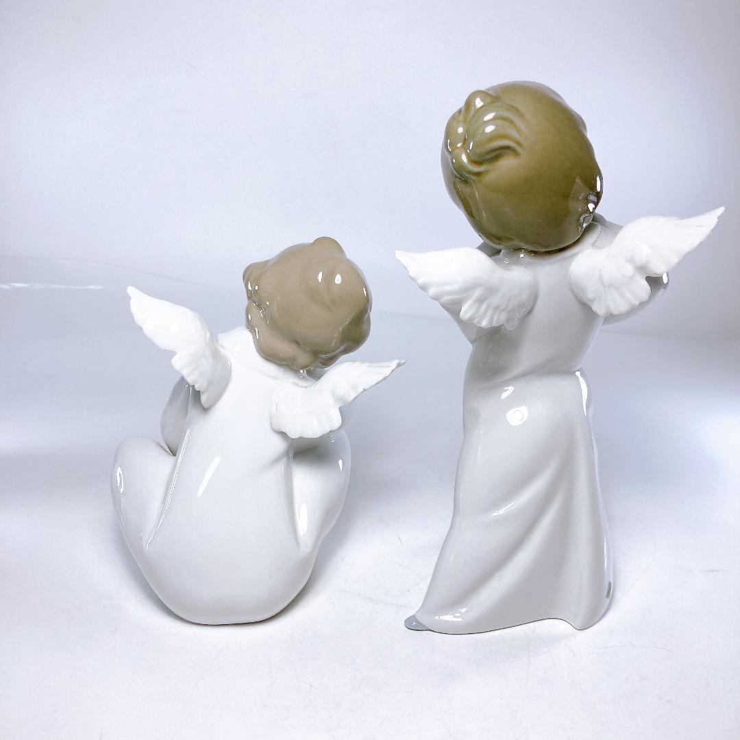 リヤドロ 天使の考えごと・天使の考えごと（なんとかなるよ）2点