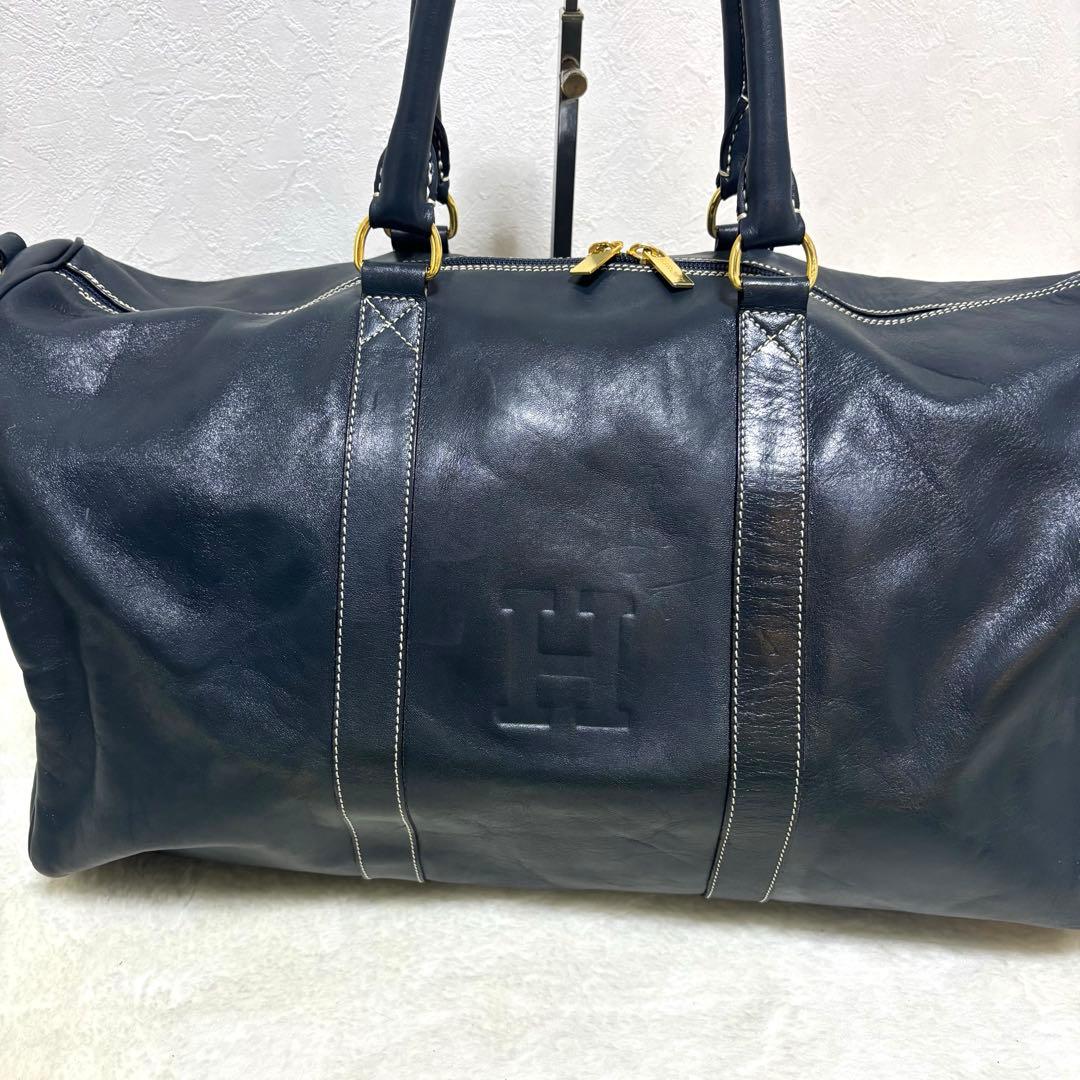 yuka様 HIROFU ヒロフ　ボストンバッグ　Hロゴ型押し　オールレザー