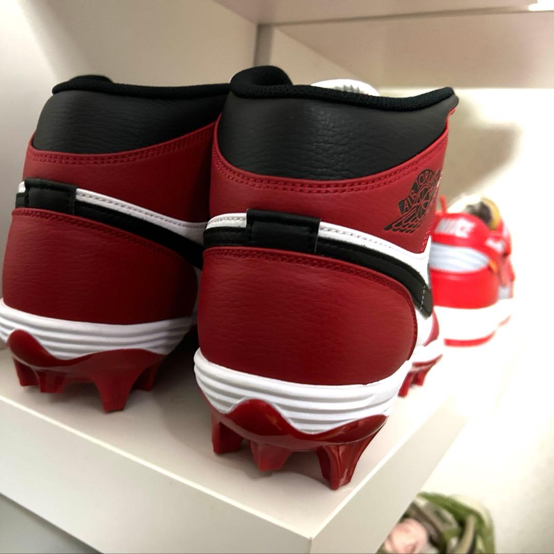 ⭐️貴重品！NIKEナイキエアジョーダン１フットボールスパイクシカゴ28.5cm
