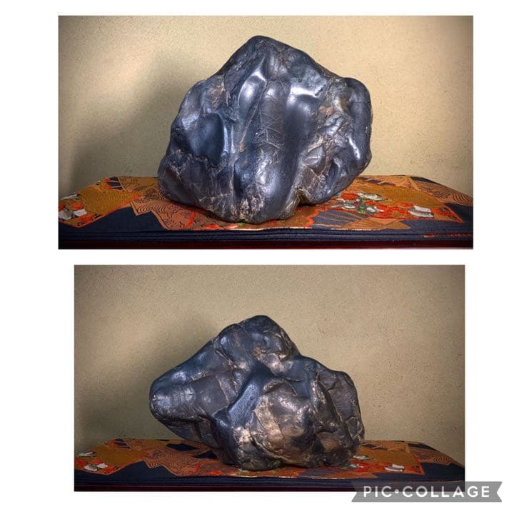 瀬田川虎石 横33×高25×奥行22.5(cm)  16.5kg 水石 盆石