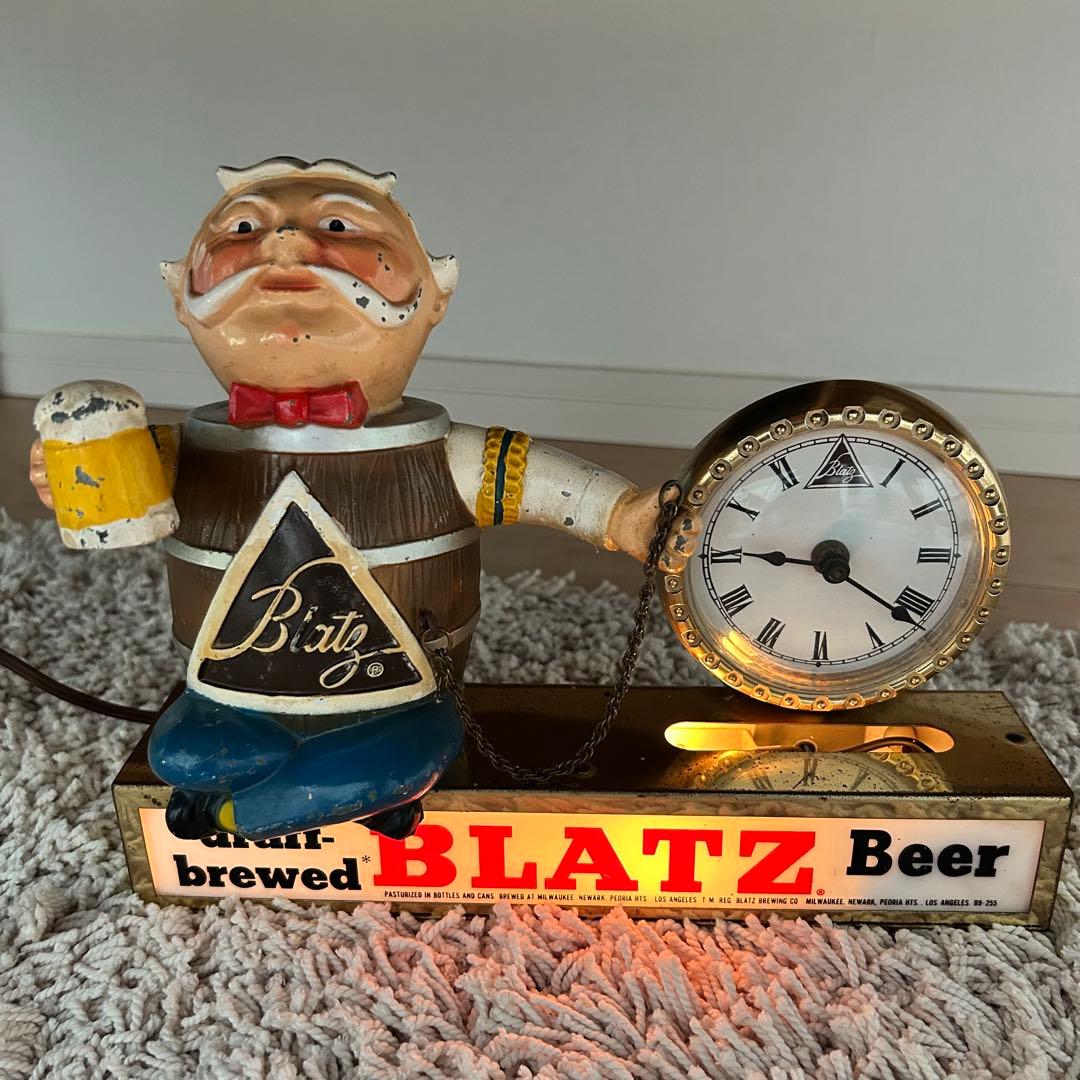 【動作品】Blatz Beer 50s ヴィンテージライト　希少品