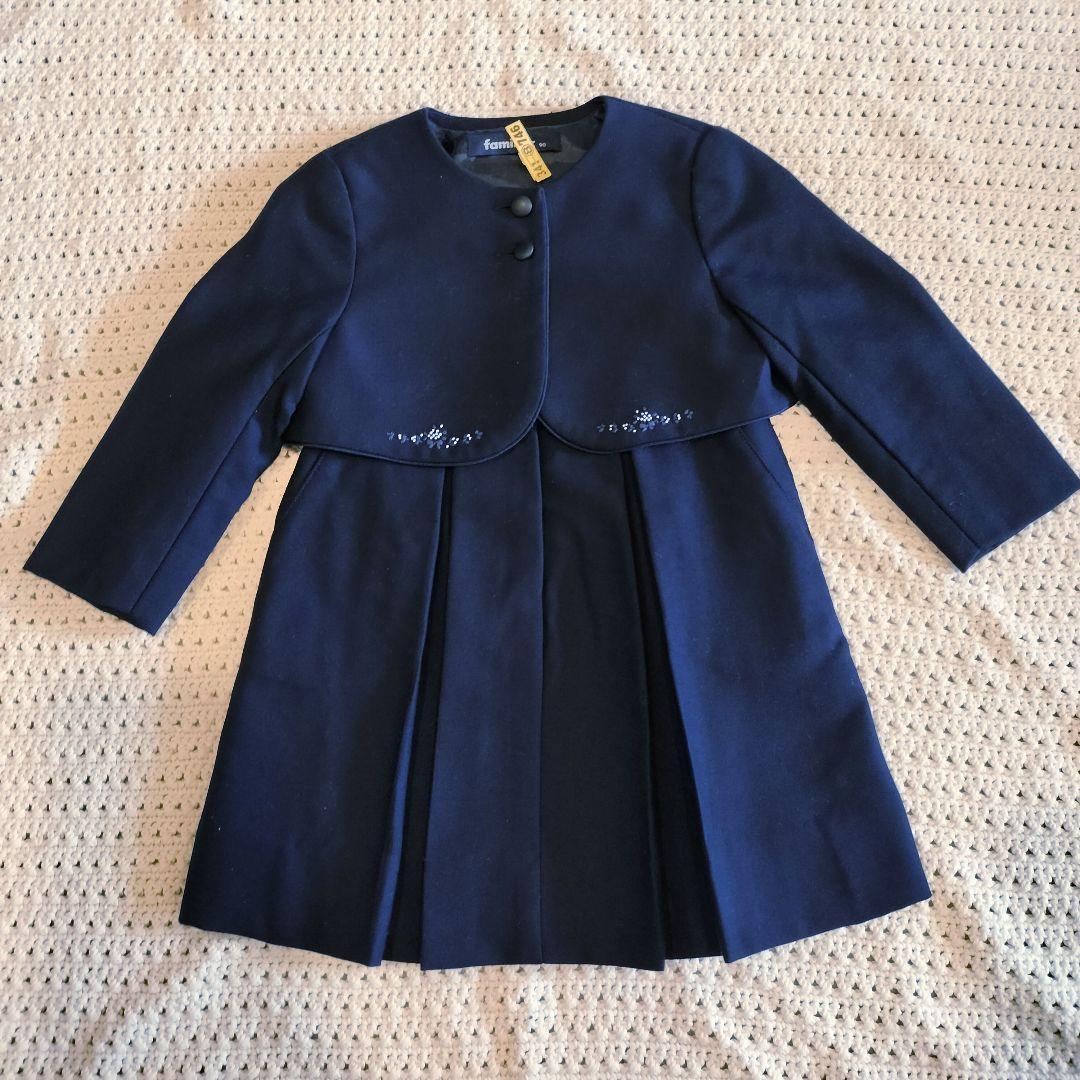 【3点セット】familiar アンサンブル ワンピース ボレロ ブラウス 90