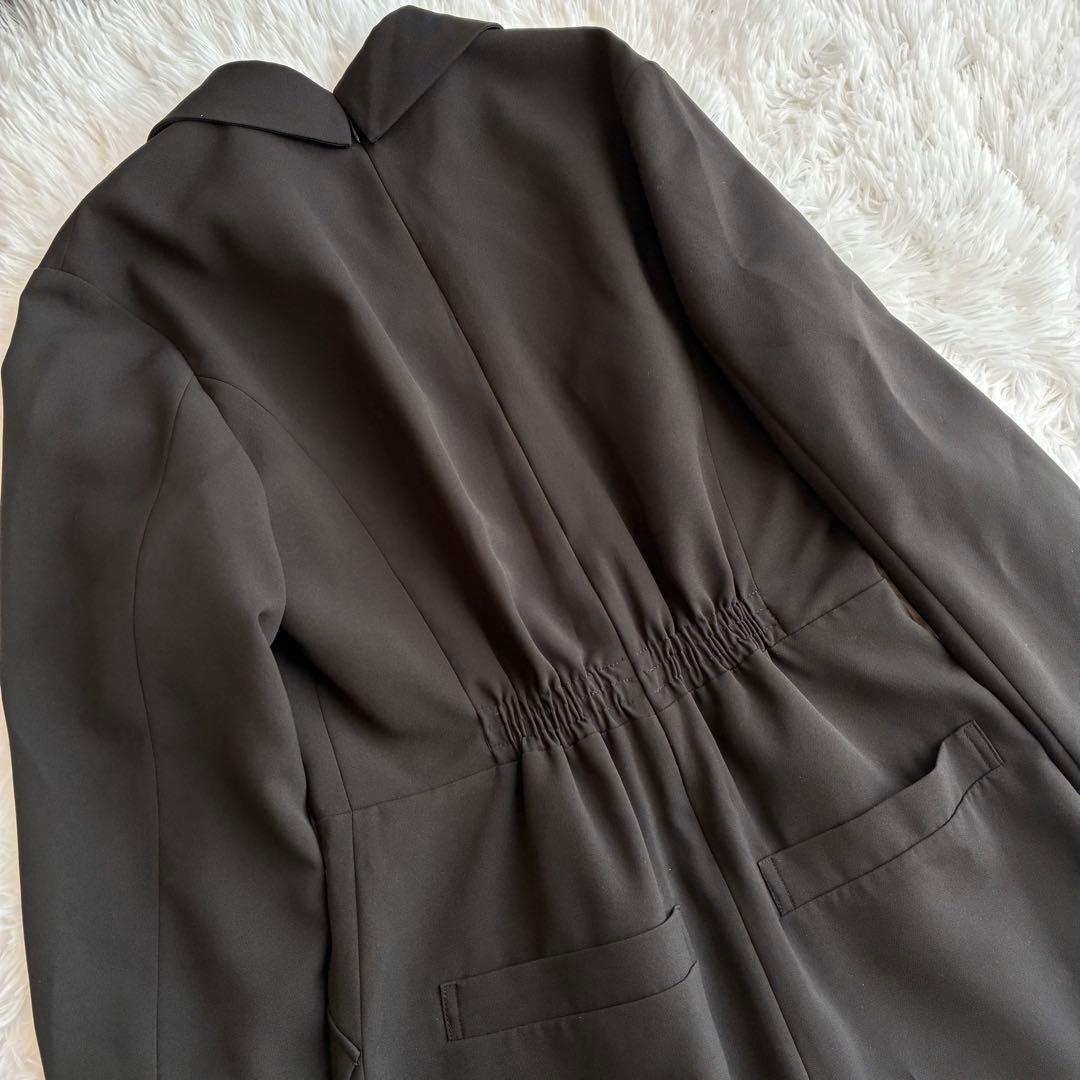 サロペット・オーバーオール・オールインワン Ameri UND BAL COLLAR FRONT OPEN JUMPSUIT