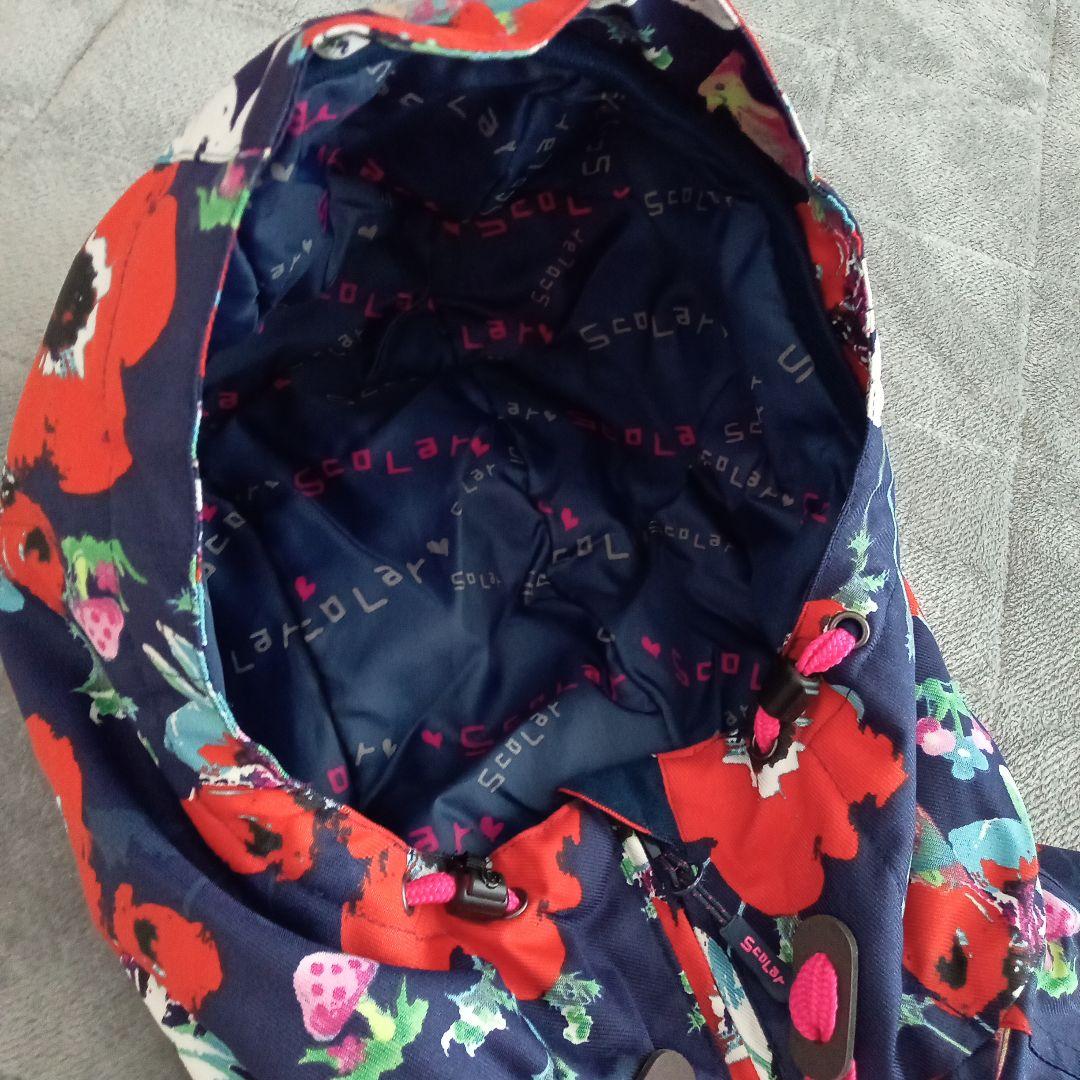 美品！　スカラー　スノーウェア　上下セット　花柄　XS