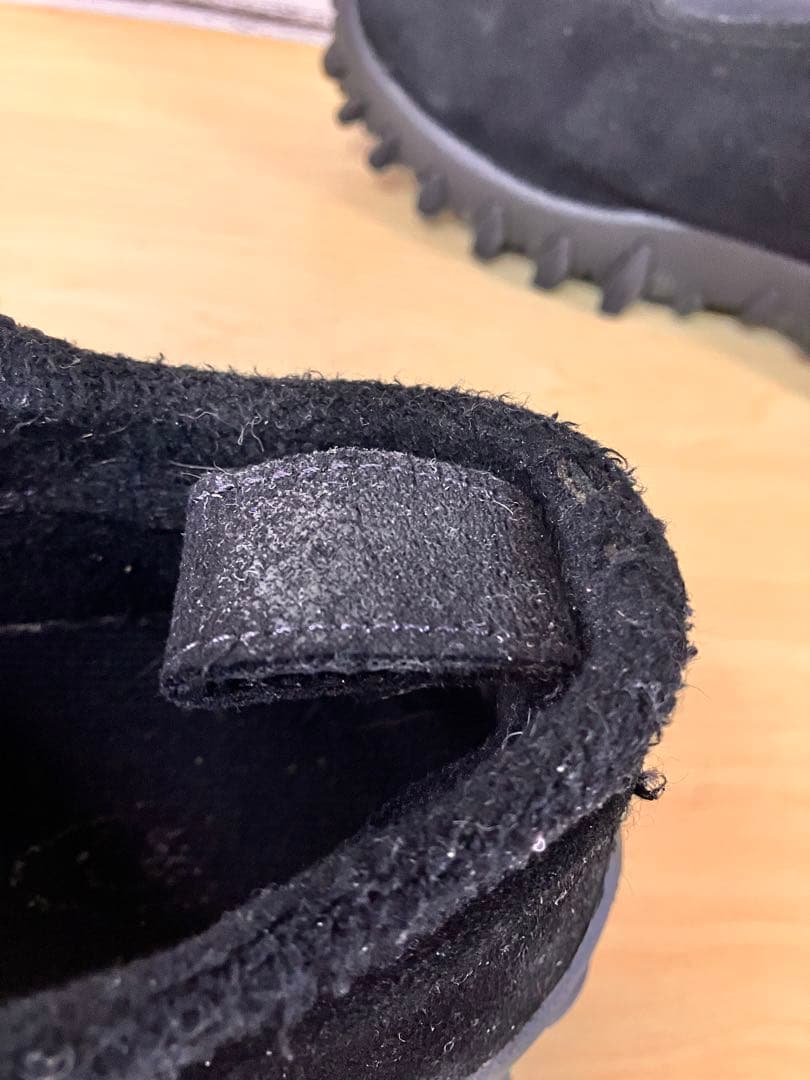 2/16まで限定 90sサロモン黒 スエード スノークロッグスリッポン