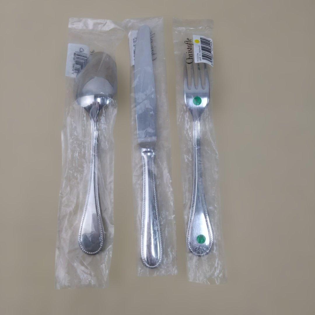 クリストフル　ミモザ　テーブル3本セット ステンレス