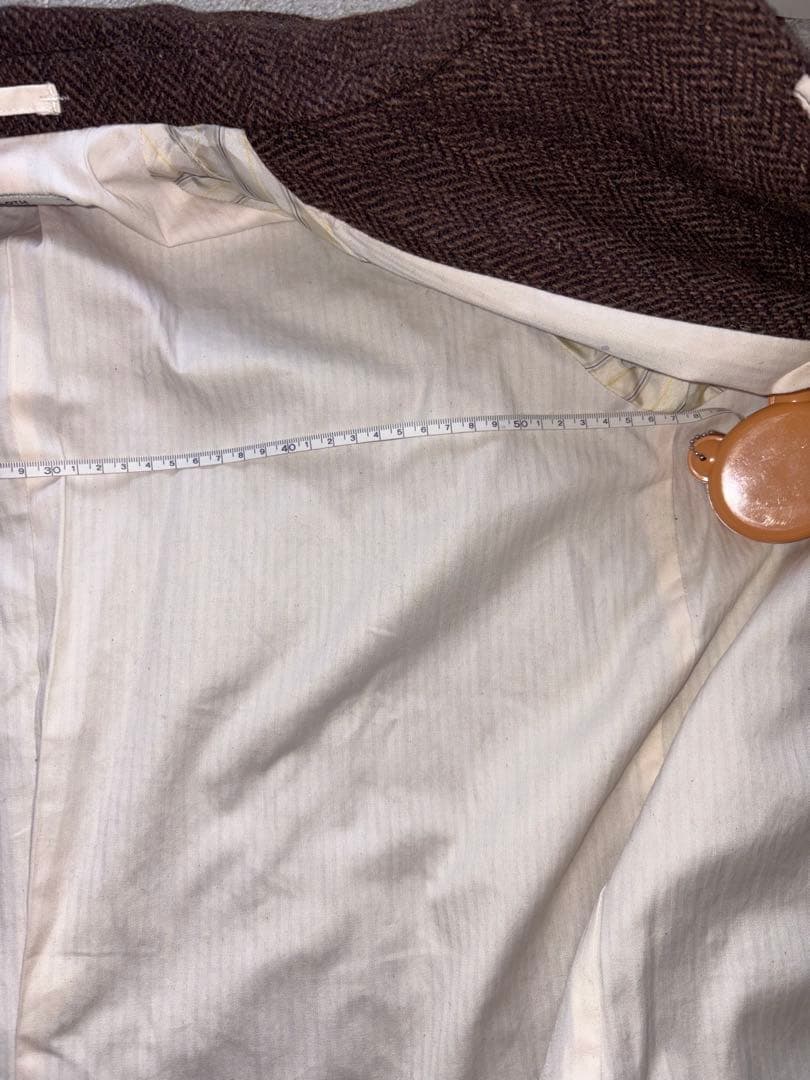 【美品/Mサイズ】BEAMS PLUS バルカラー ハリスツイードコート