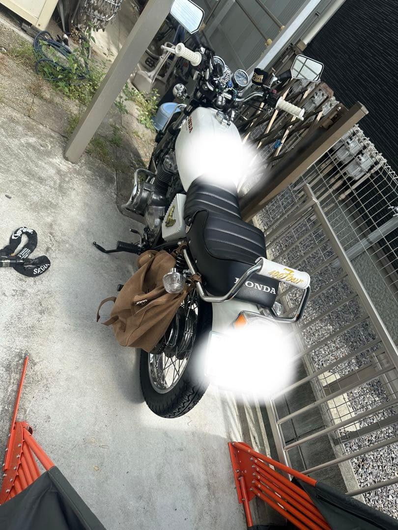 旧cb400four タックロールシート　大川