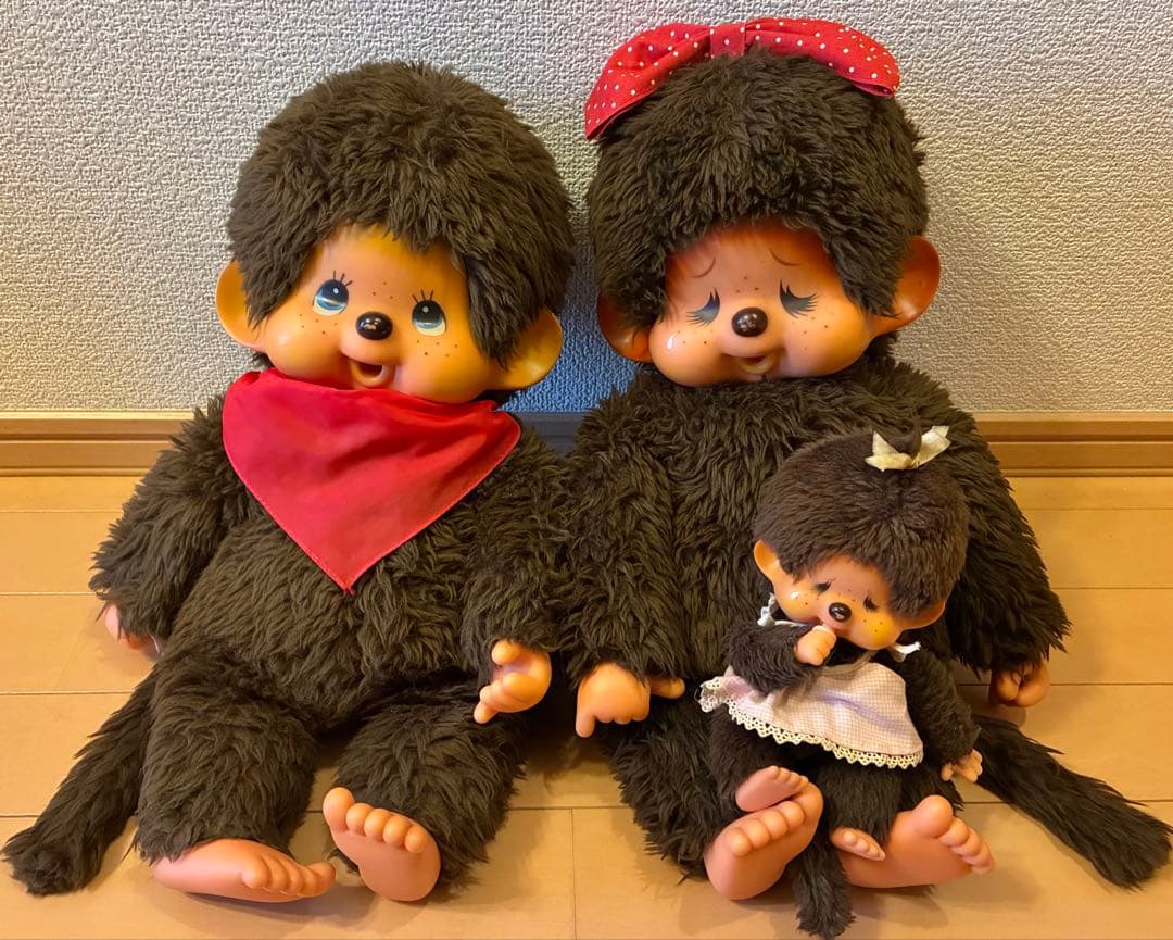 【最終】モンチッチ　大きいサイズ　青い目 昭和レトロ　1974 セキグチ　希少品