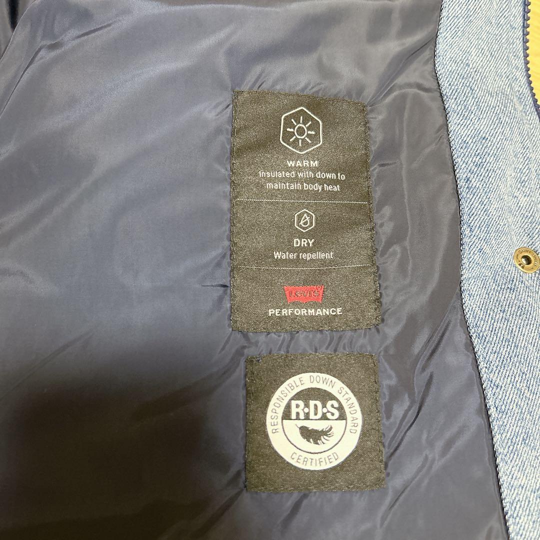 新品Levi’s/リーバイス ウエスタンダウンジャケット ブルーM レディース