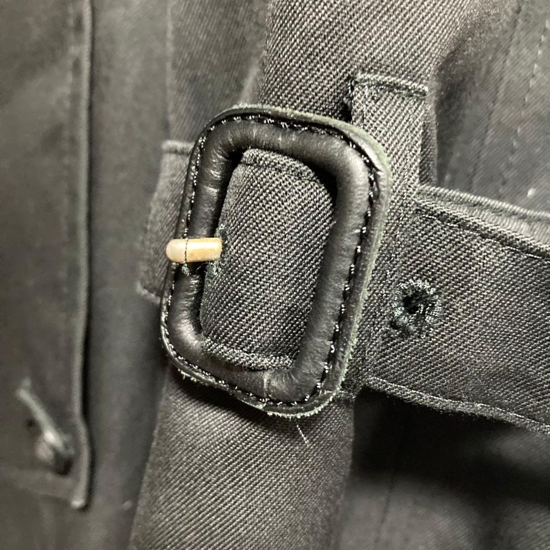 Aquascutum アクアスキュータム ダブル　トレンチコート 42 ブラック