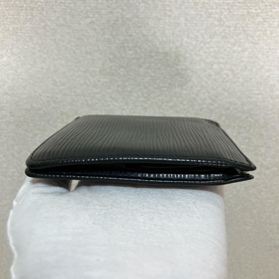 ✨鑑定済✨ルイヴィトン エピ ポルトフォイユ マルコ 二つ折り財布 黒