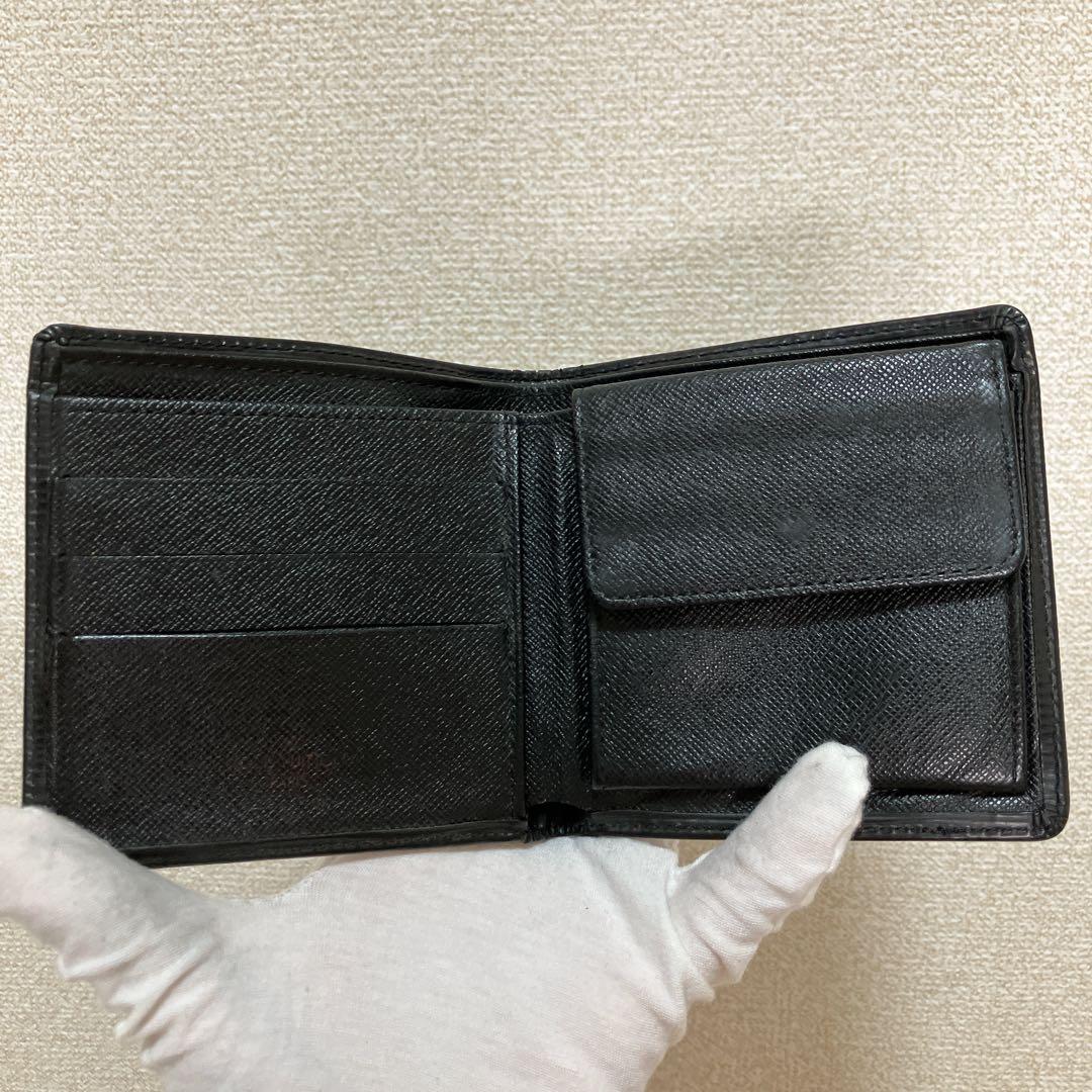 ✨鑑定済✨ルイヴィトン エピ ポルトフォイユ マルコ 二つ折り財布 黒