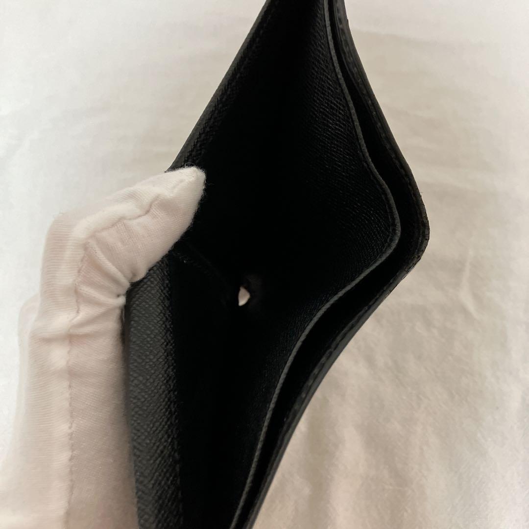 ✨鑑定済✨ルイヴィトン エピ ポルトフォイユ マルコ 二つ折り財布 黒