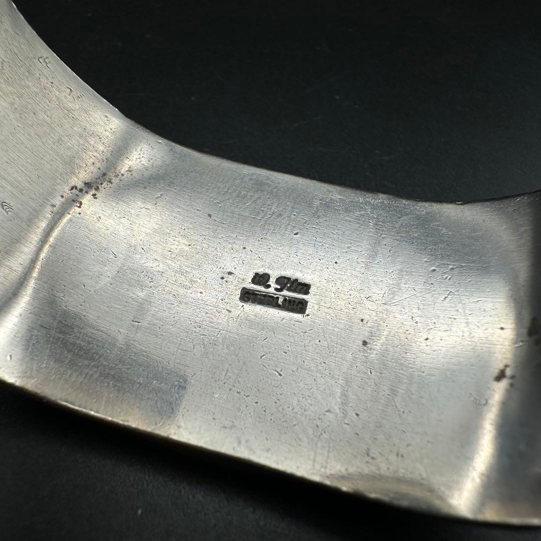 Navajo Wilson Jim スタンプワーク バングル