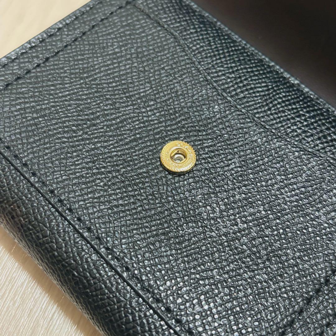 COACH ウィン スモール ウォレット 三つ折り 財布 ケース ブラック