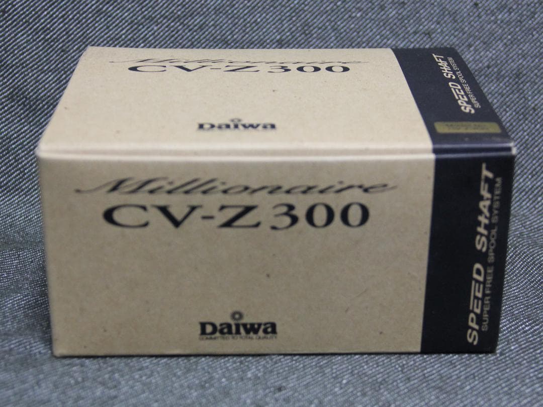 DAIWA　ミリオネア　CV-Z300 　　　外箱、専用袋、取扱説明書