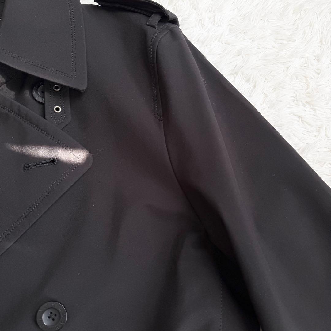 【極美品】希少 バーバリーブラックレーベル トレンチコート ノバチェック 黒 M
