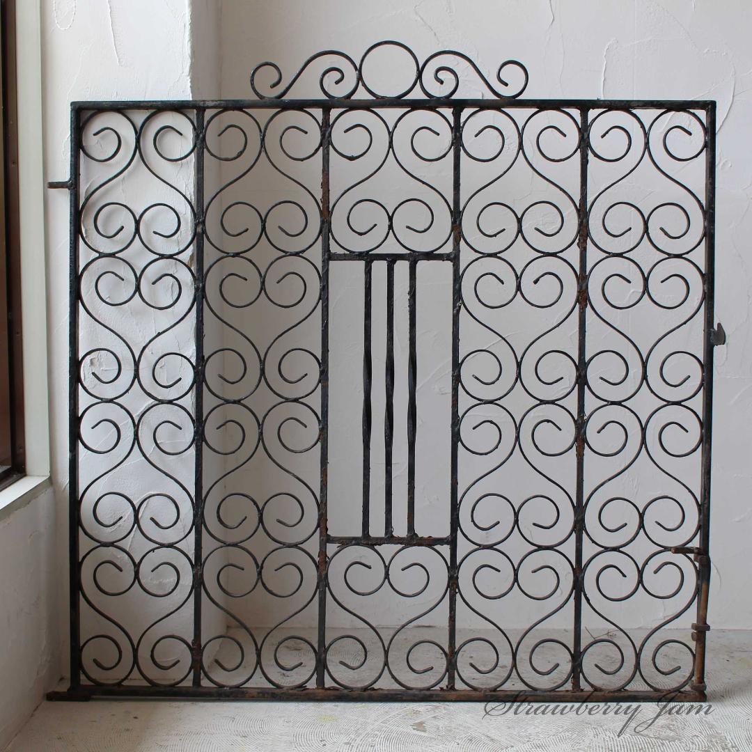 L2804-542 英国アンティーク アイアンゲート イングリッシュガーデン