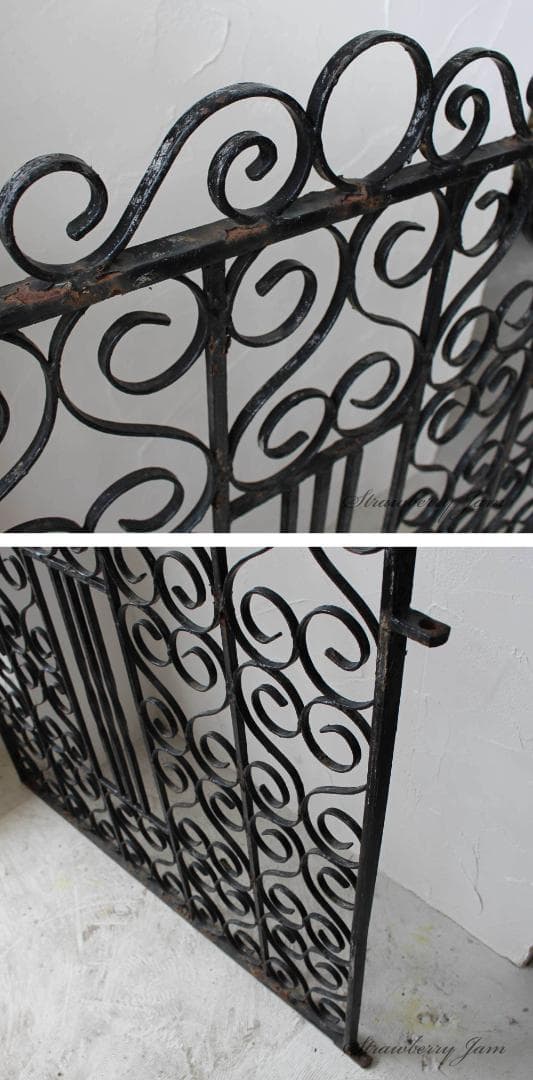 L2804-542 英国アンティーク アイアンゲート イングリッシュガーデン