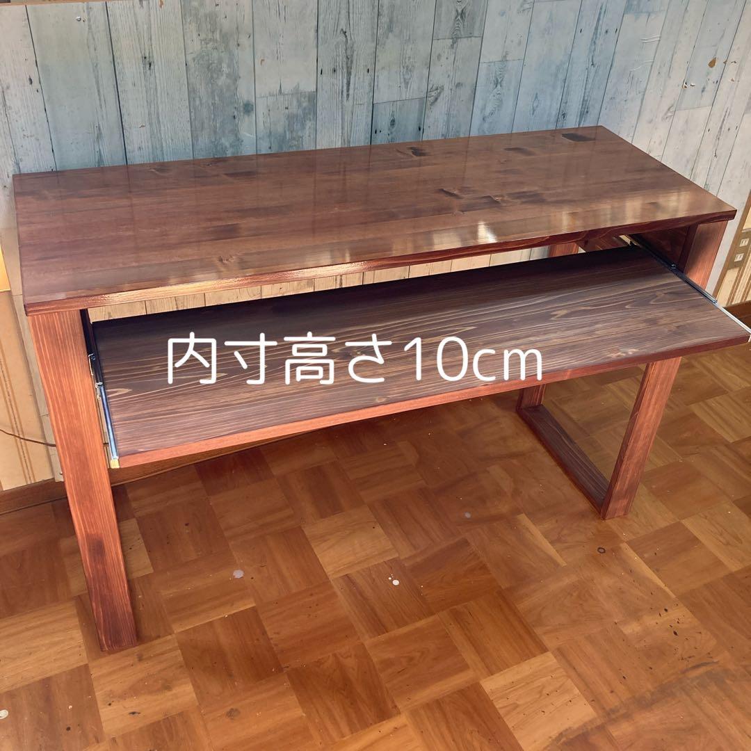 DTM スライドテーブル 幅110cm ヒノキの集成材