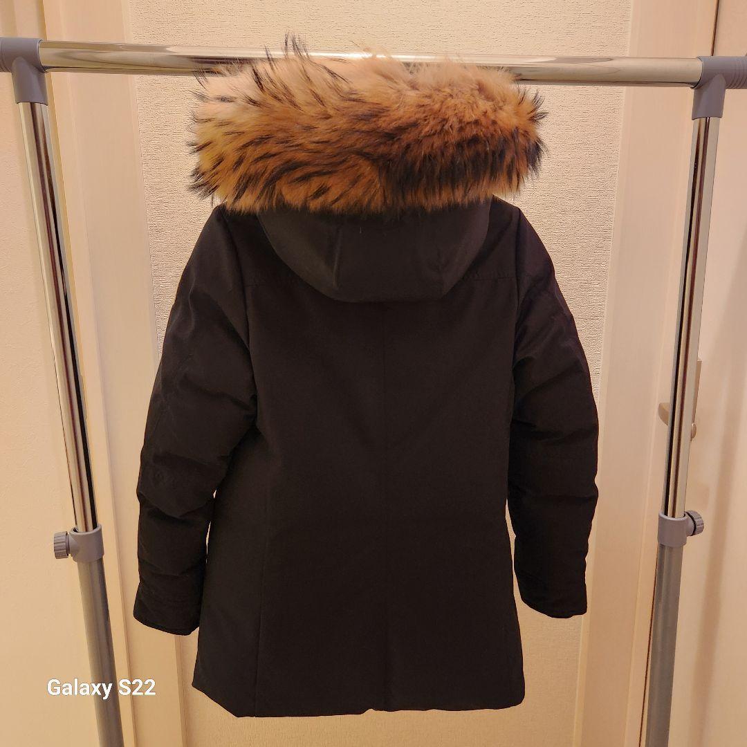 ピレネックス PYRENEX ダウン レディースフードファー着脱ブラック 36