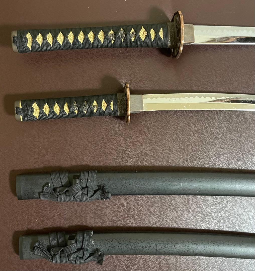 模造刀　居合刀　太刀　脇差　刀掛け　武具　Q663