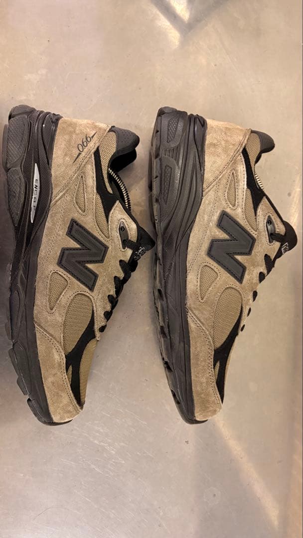 靴 new balancex jjjjound 990 JJ3