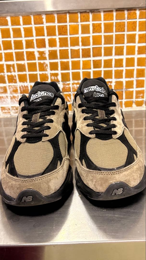 靴 new balancex jjjjound 990 JJ3