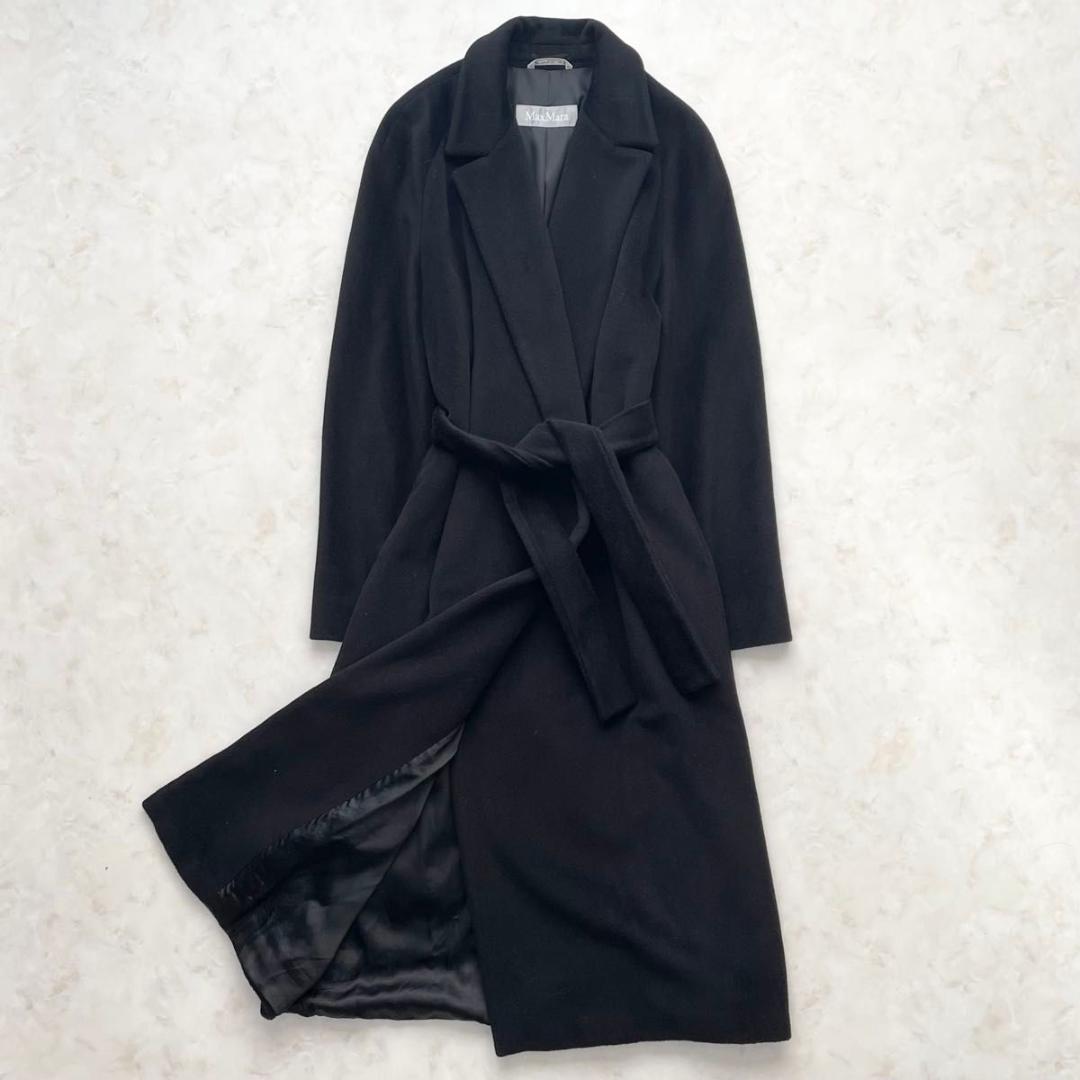 MAX MARA ガウンコート　マニュエラ　ベルテッドコート　42 XL
