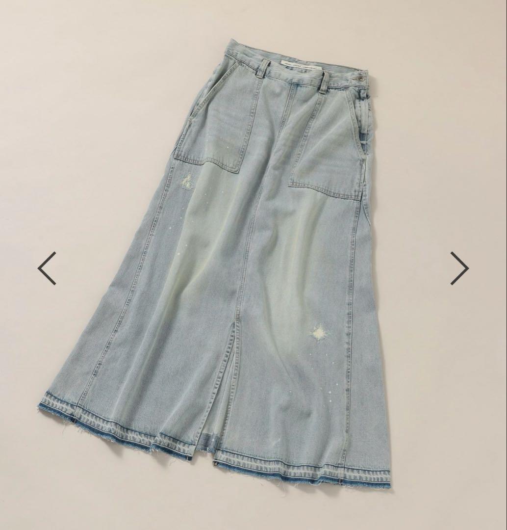 ニコアンド ［NKJ 2026SS］ スリットロングデニムスカート