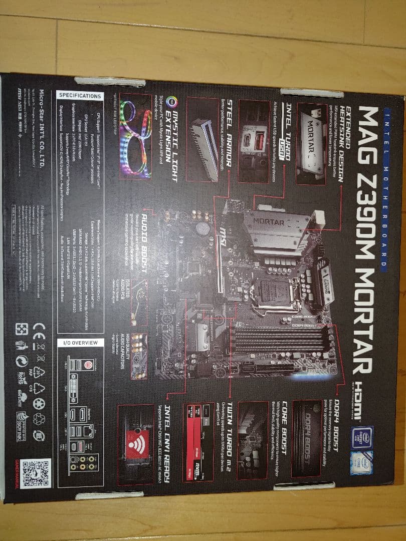 MSI MAG Z390M MORTAR ＋ core i3 8350k
