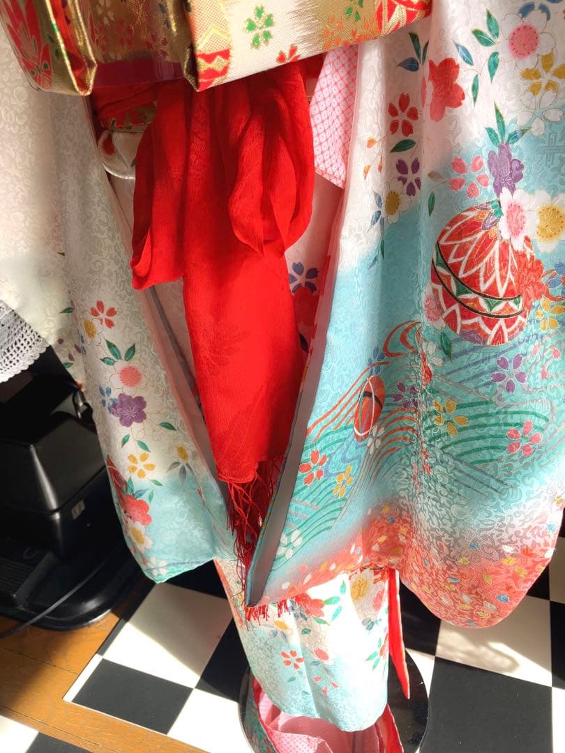 七五三 7歳様グラデーション着物セット