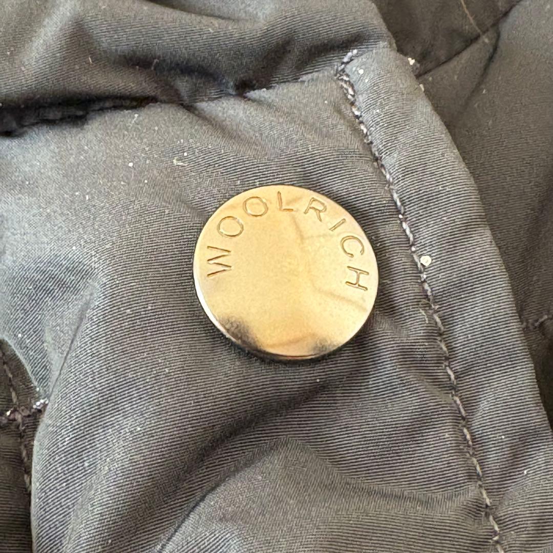 ウールリッチ　タヌキファー フード付 ダウンベスト レディース 3way 紺　S