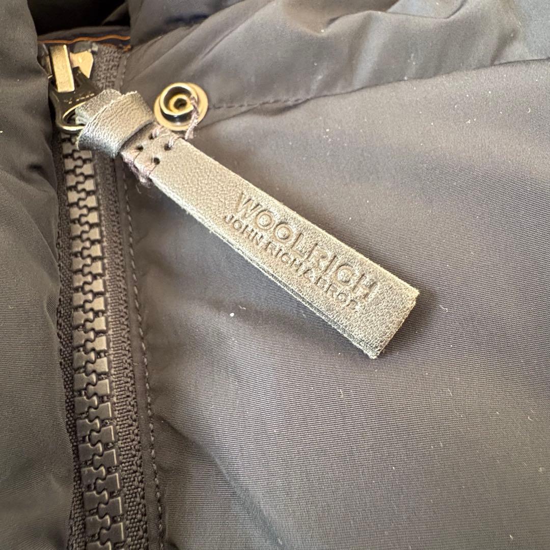 ウールリッチ　タヌキファー フード付 ダウンベスト レディース 3way 紺　S