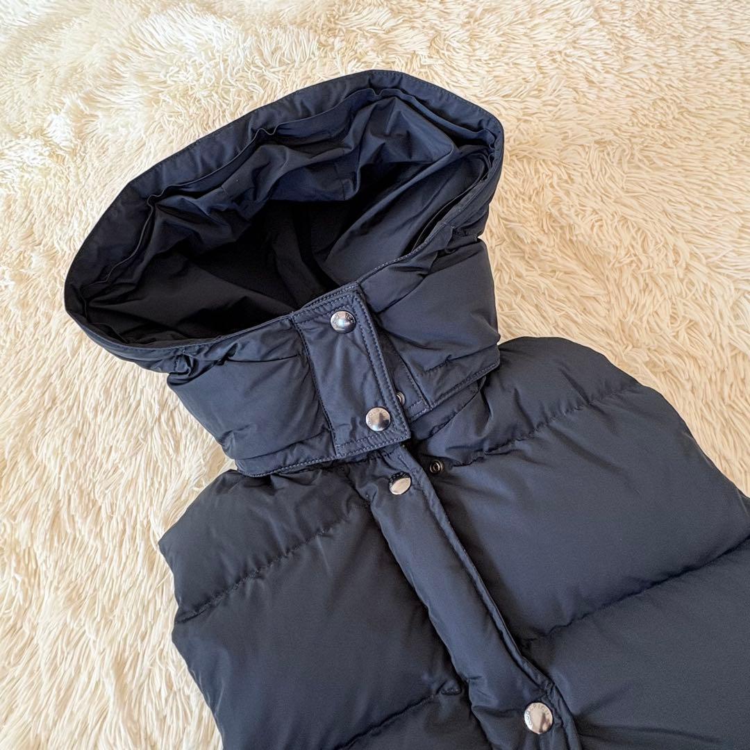 ウールリッチ　タヌキファー フード付 ダウンベスト レディース 3way 紺　S