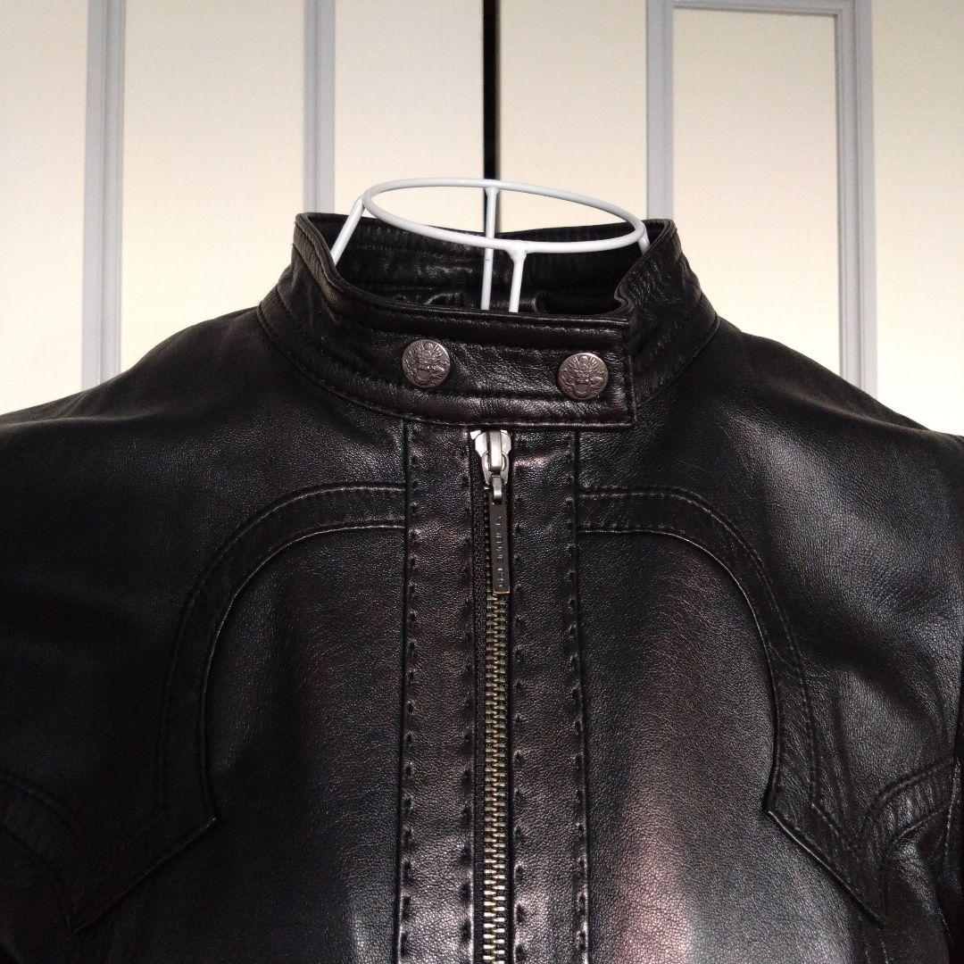 VIVIENNE TAM レザージャケット　本革　レザー　ドラゴン　ファー　S