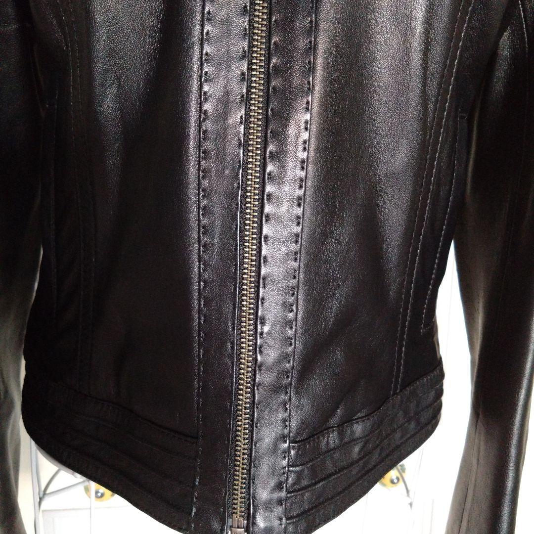 VIVIENNE TAM レザージャケット　本革　レザー　ドラゴン　ファー　S