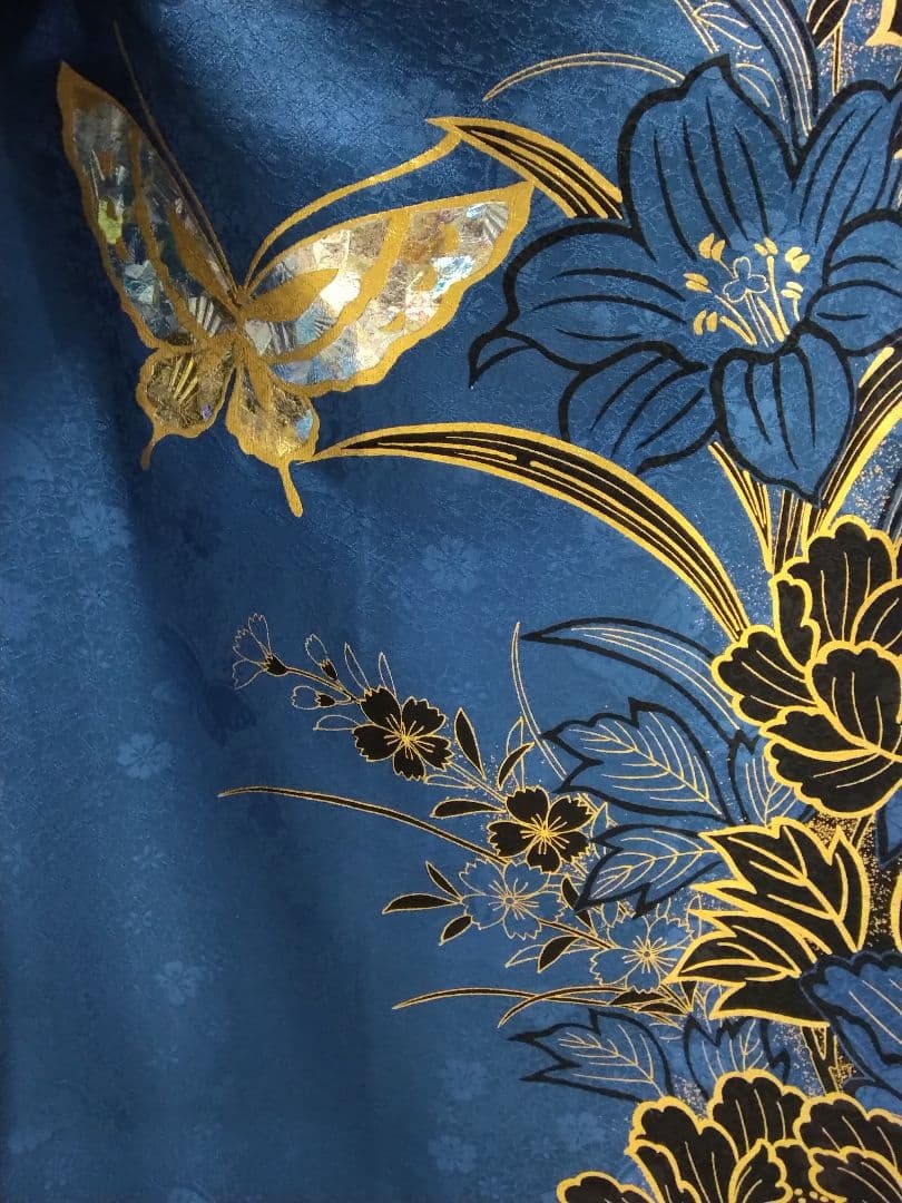 振袖フルセット、正絹振袖成人式、落款、半襟、重ね衿、帯揚げ帯締め、西陣袋帯、襦袢