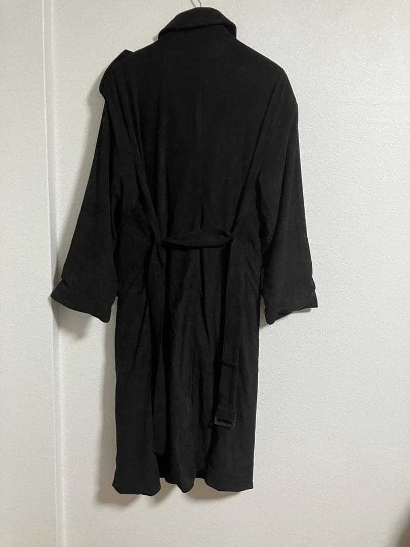 CLEL ダブルテックフェード トレンチコート ブラック Lのみ