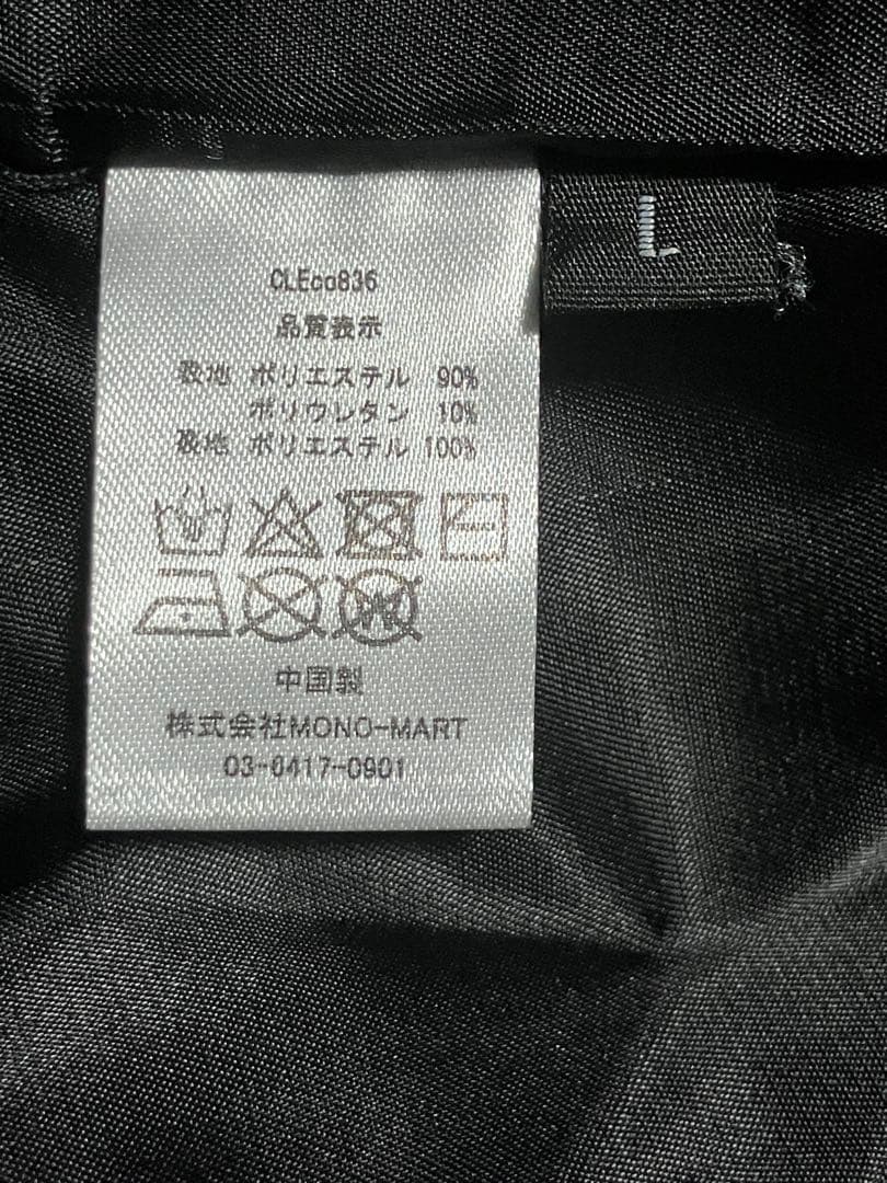 CLEL ダブルテックフェード トレンチコート ブラック Lのみ