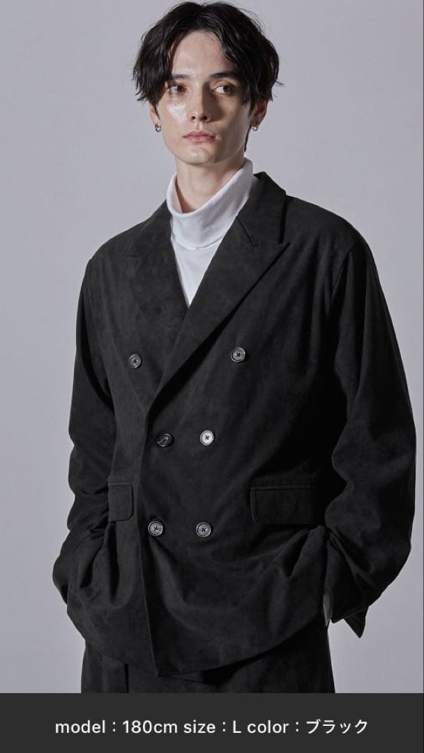CLEL ダブルテックフェード トレンチコート ブラック Lのみ