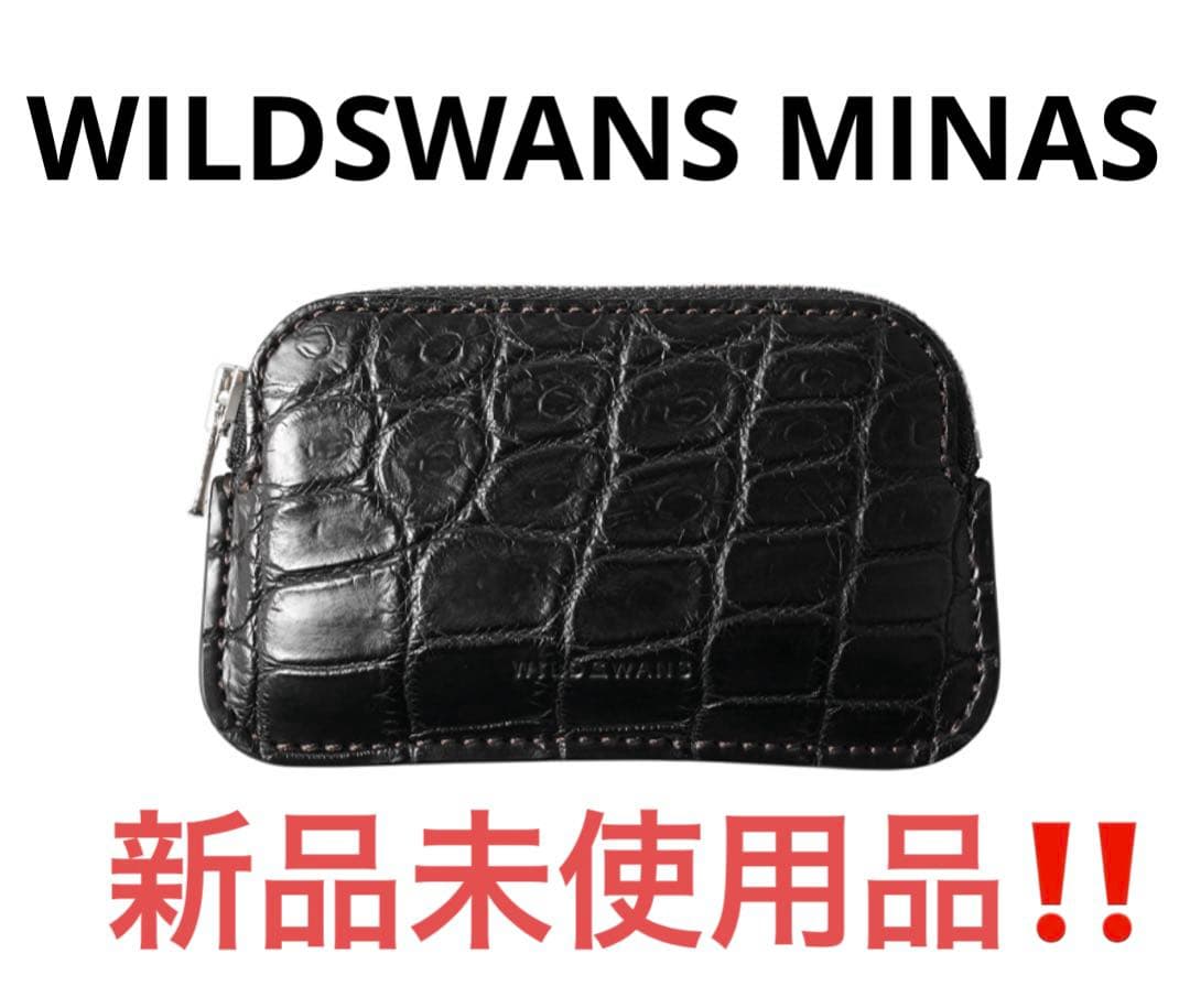 ワイルドスワンズ ミナス クロコダイル ブラック　新品未使用品‼️