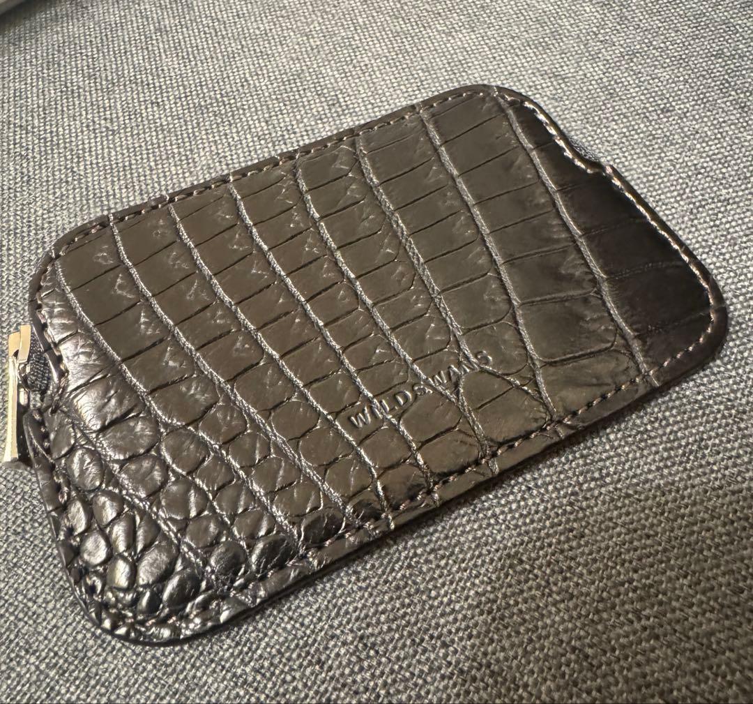ワイルドスワンズ ミナス クロコダイル ブラック　新品未使用品‼️
