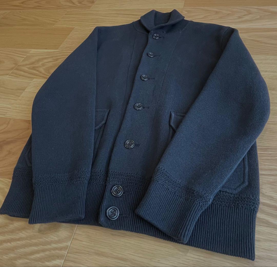 RRL ショールカラー ニット カーディガン コットン