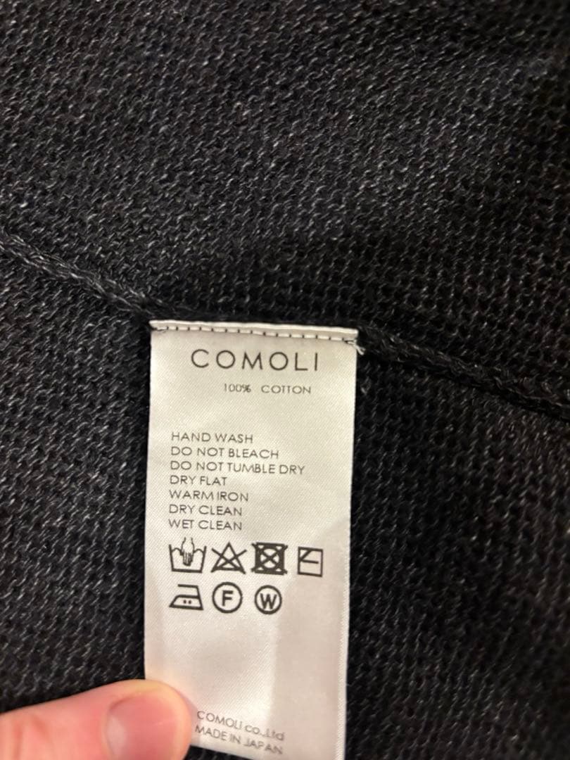 COMOLI CARDIGAN 23SS 7Gコットン ニットカーディガン
